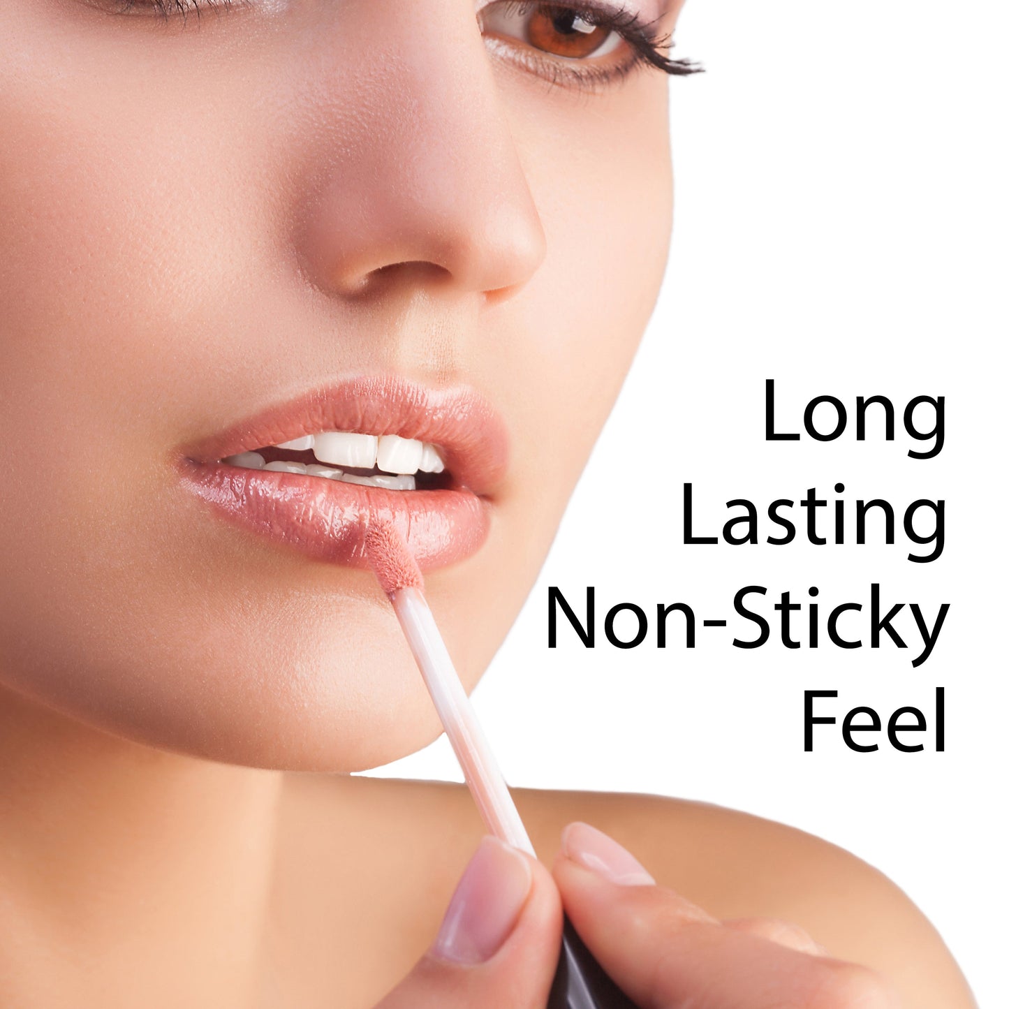 Burnt Sienna Hydrating And Moisturizing Non-sticky Premium Mild Tinting Lip Gloss Infused With Hyaluronic Acid