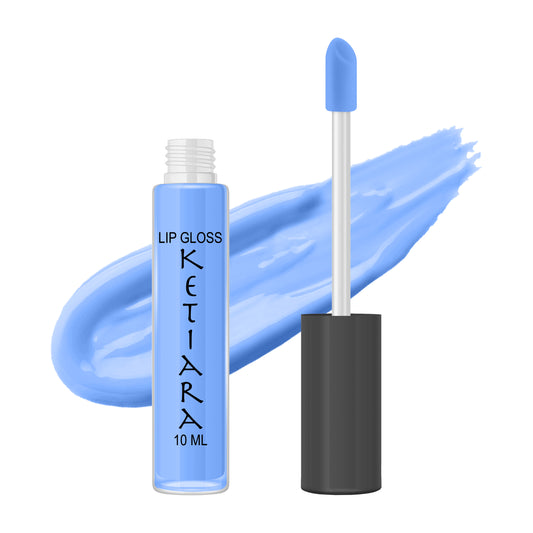 Baby Blue Hydrating And Moisturizing Non-sticky Premium Mild Tinting Lip Gloss Infused With Hyaluronic Acid