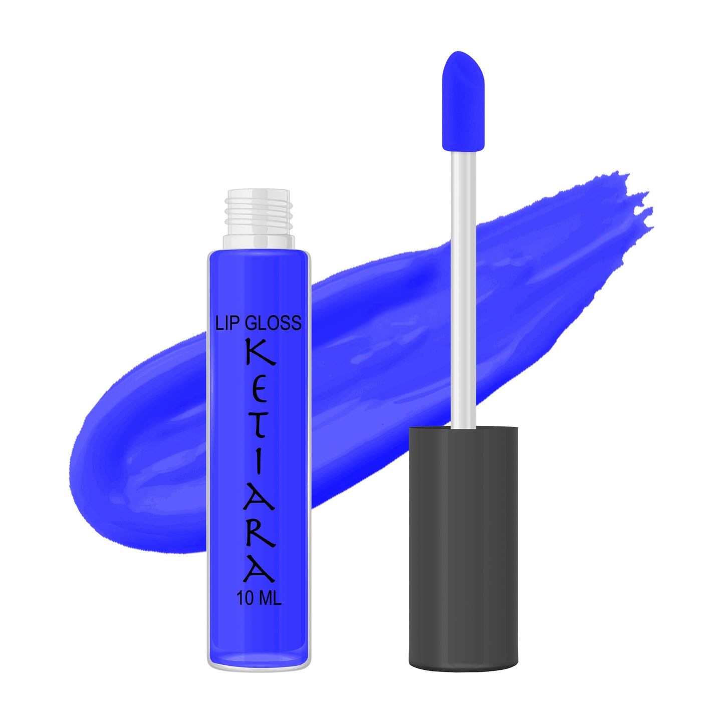Blue Hydrating And Moisturizing Non-sticky Premium Mild Tinting Lip Gloss Infused With Hyaluronic Acid