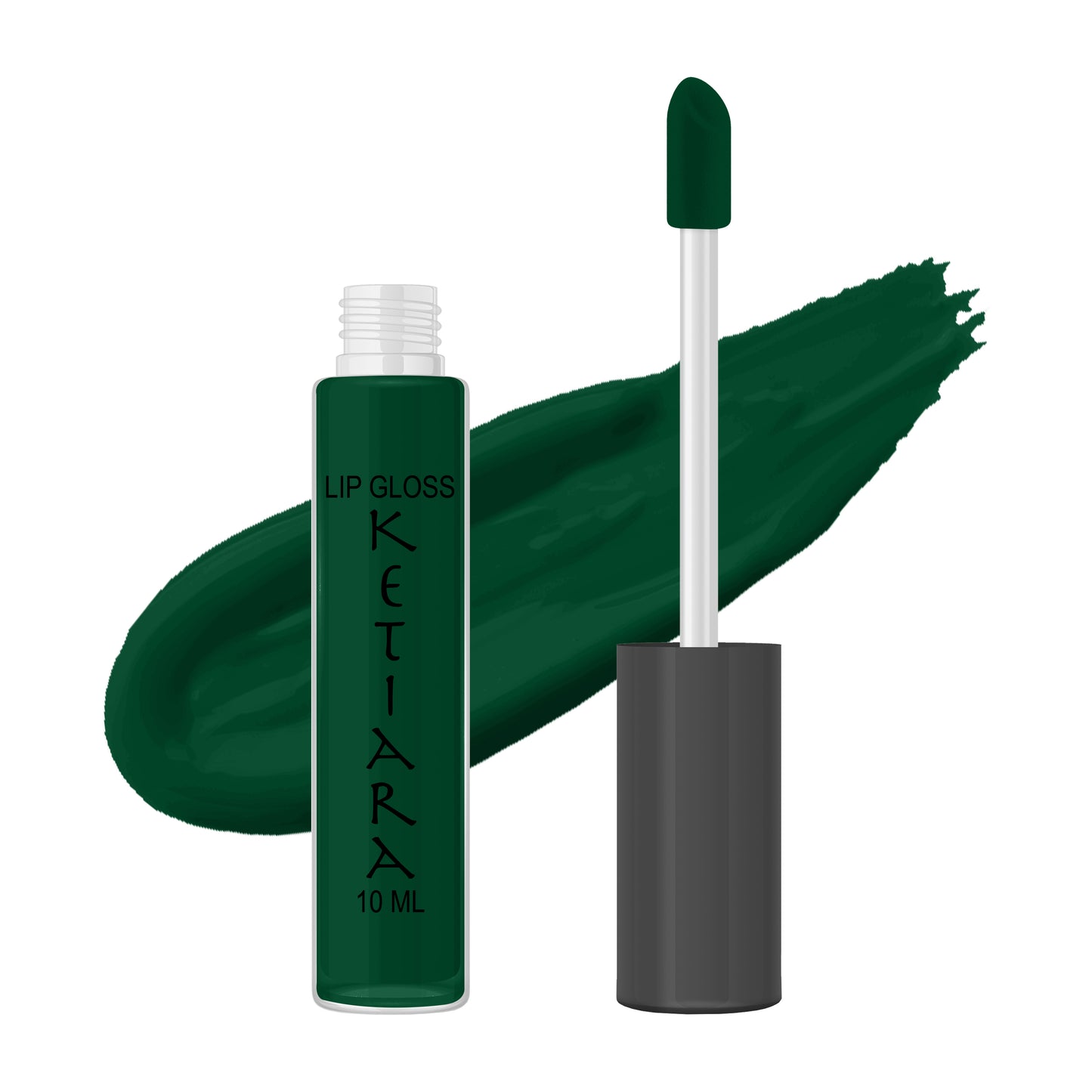 British Green Hydrating And Moisturizing Non-sticky Premium Mild Tinting Lip Gloss Infused With Hyaluronic Acid