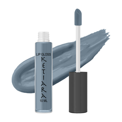 Cadet Grey Hydrating And Moisturizing Non-sticky Premium Mild Tinting Lip Gloss Infused With Hyaluronic Acid