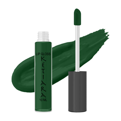 Cal Poly Pomona Green Hydrating And Moisturizing Non-sticky Premium Mild Tinting Lip Gloss Infused With Hyaluronic Acid