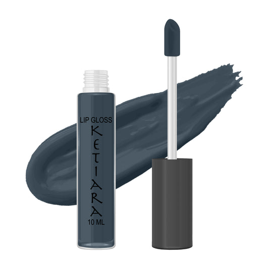 Charcoal Hydrating And Moisturizing Non-sticky Premium Mild Tinting Lip Gloss Infused With Hyaluronic Acid