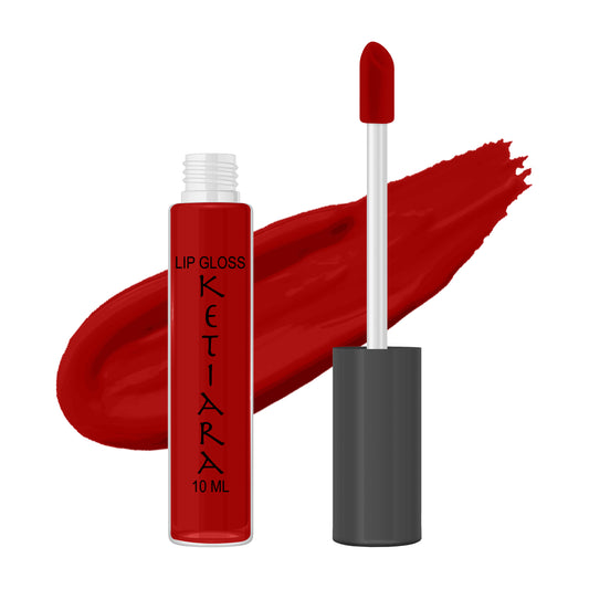 Cornell Red Hydrating And Moisturizing Non-sticky Premium Mild Tinting Lip Gloss Infused With Hyaluronic Acid