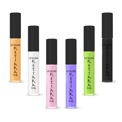 Finneas Hydrating And Moisturizing Non-sticky Premium Mild Tinting Lip Gloss Infused With Hyaluronic Acid | Pack Of 6