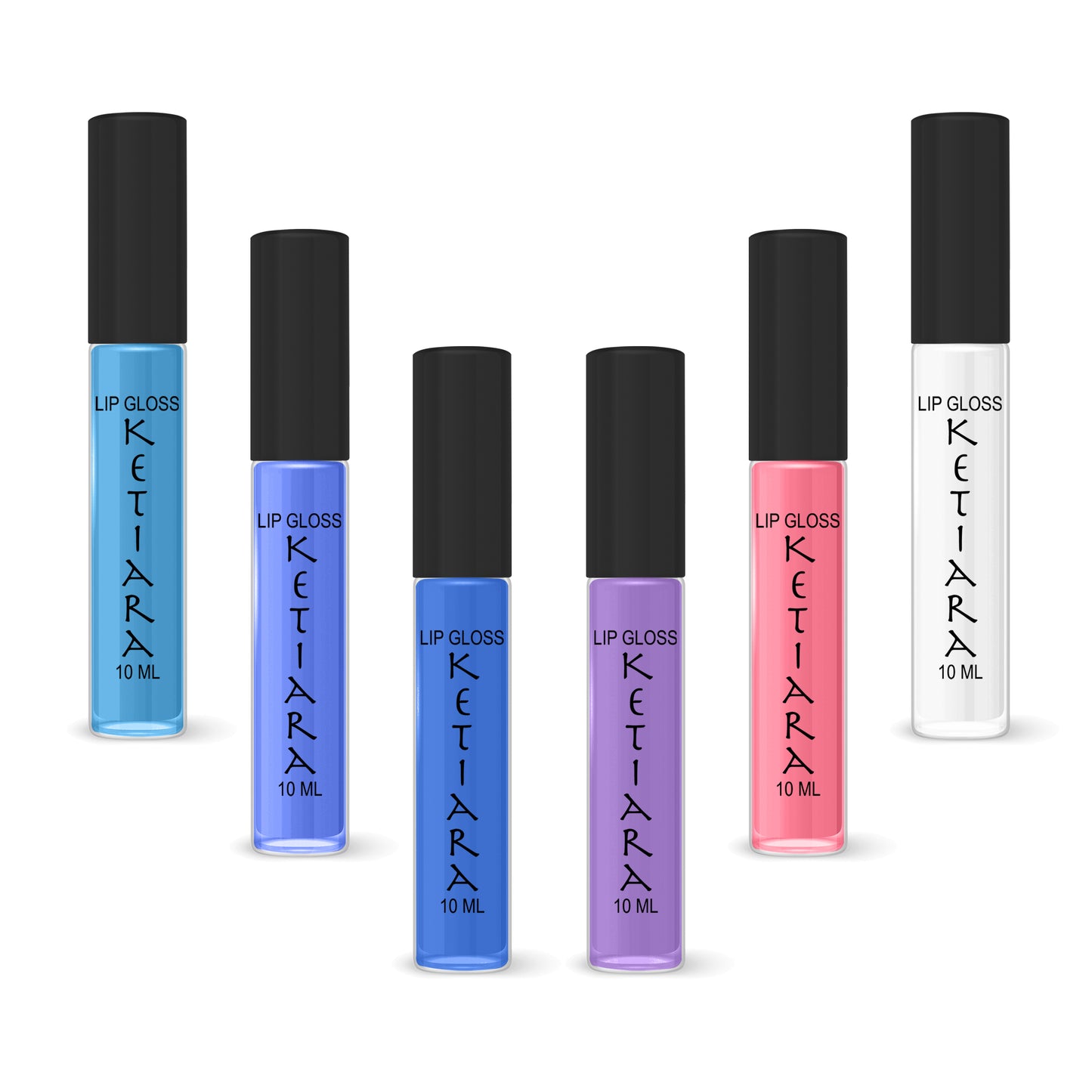 Greek Summer Hydrating And Moisturizing Non-sticky Premium Mild Tinting Lip Gloss Infused With Hyaluronic Acid | Pack Of 6