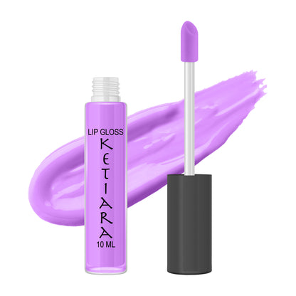 Lilac Hydrating And Moisturizing Non-sticky Premium Mild Tinting Lip Gloss Infused With Hyaluronic Acid