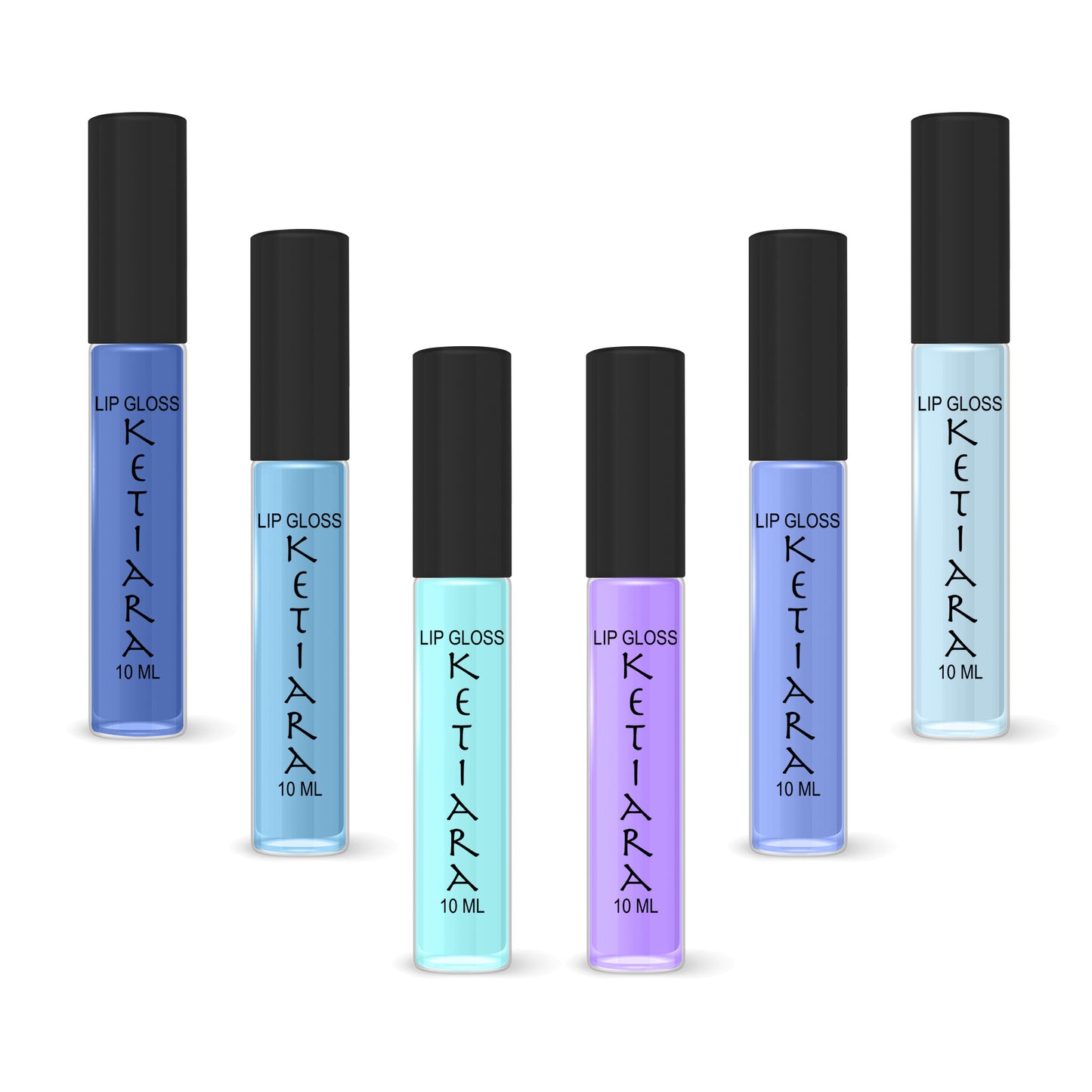 Mint Hydrating And Moisturizing Non-sticky Premium Mild Tinting Lip Gloss Infused With Hyaluronic Acid | Pack Of 6