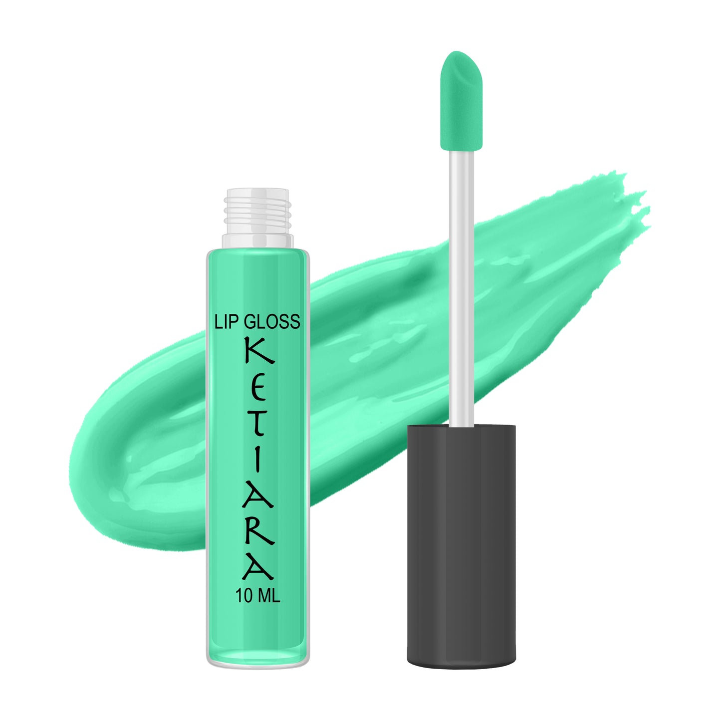 Mint Green Hydrating And Moisturizing Non-sticky Premium Mild Tinting Lip Gloss Infused With Hyaluronic Acid