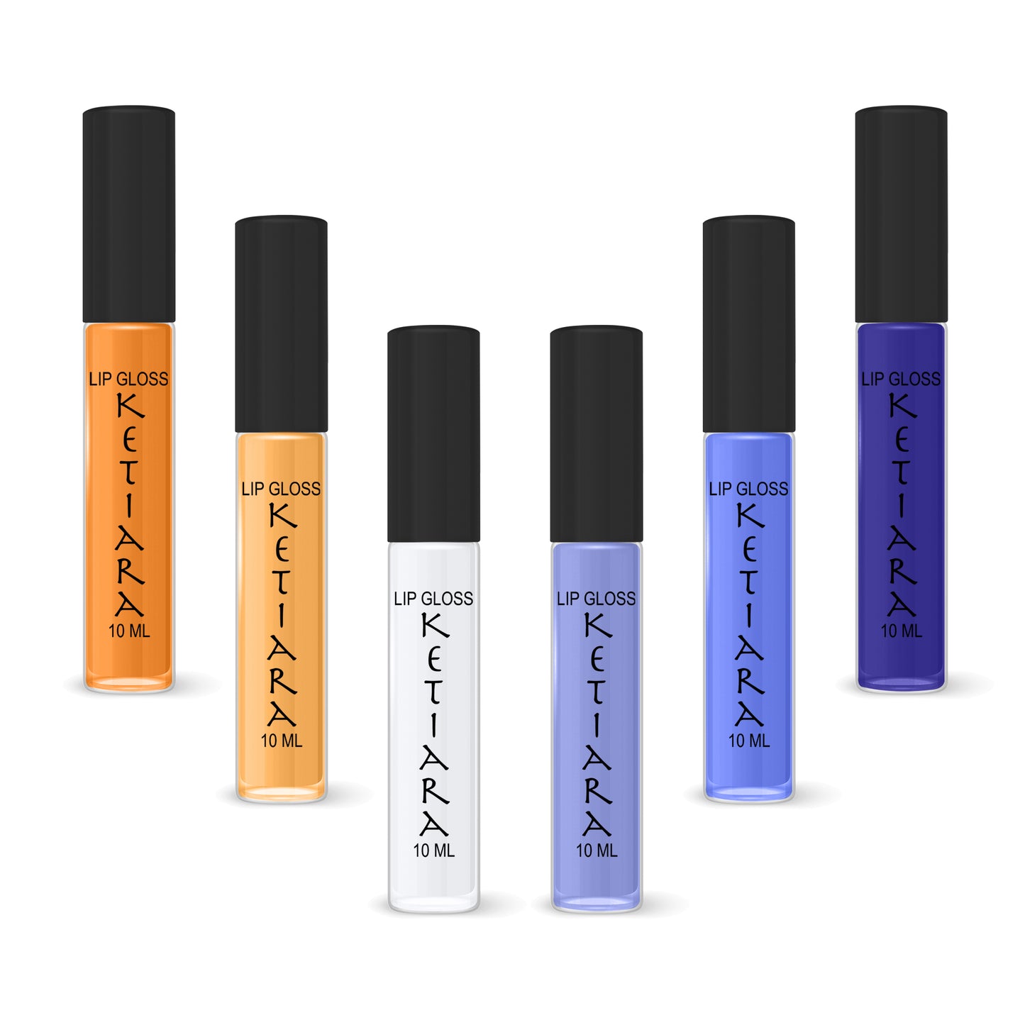 Orange Dream Hydrating And Moisturizing Non-sticky Premium Mild Tinting Lip Gloss Infused With Hyaluronic Acid | Pack Of 6