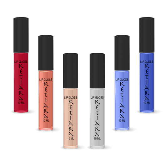 Passion Hydrating And Moisturizing Non-sticky Premium Mild Tinting Lip Gloss Infused With Hyaluronic Acid | Pack Of 6