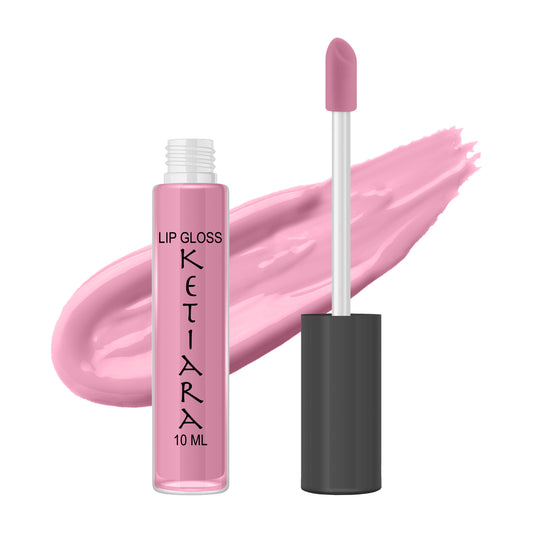 Pink Hydrating And Moisturizing Non-sticky Premium Mild Tinting Lip Gloss Infused With Hyaluronic Acid