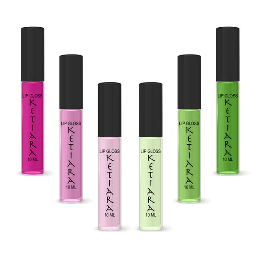 Watermelon Hydrating And Moisturizing Non-sticky Premium Mild Tinting Lip Gloss Infused With Hyaluronic Acid | Pack Of 6