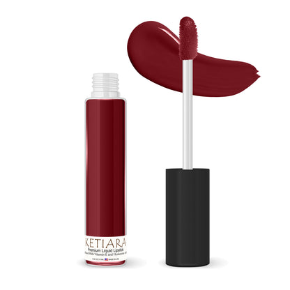 Ketiara Premium Full Coverage Cactus Flower Liquid Lipstick Infused With Hyaluronic Acid, 10 ml