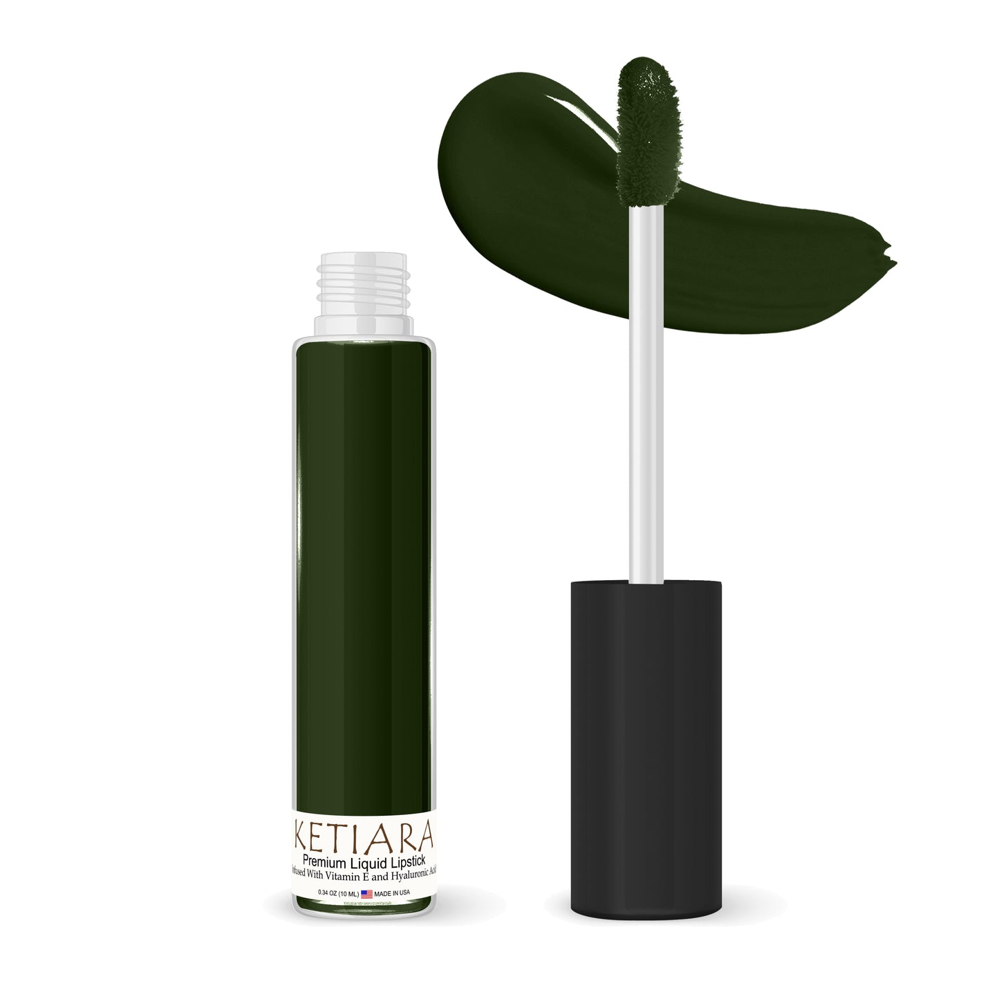Ketiara Premium Full Coverage Foliage Liquid Lipstick Infused With Hyaluronic Acid, 10 ml