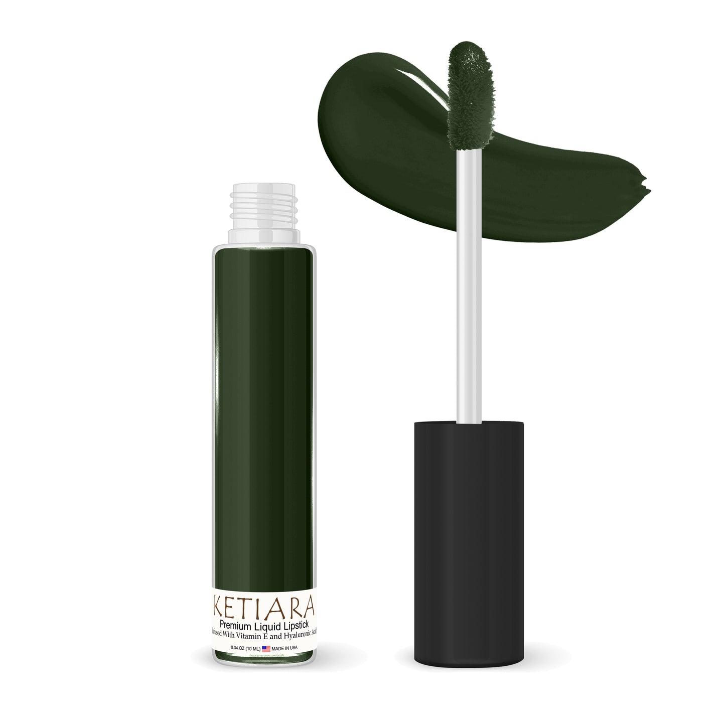 Ketiara Premium Full Coverage Garden Gnomes Liquid Lipstick Infused With Hyaluronic Acid, 10 ml