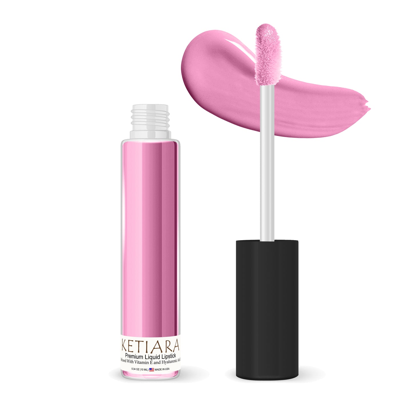 Ketiara Premium Full Coverage Girly Things Liquid Lipstick Infused With Hyaluronic Acid, 10 ml