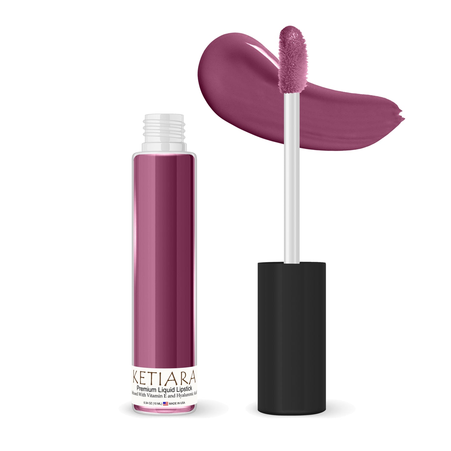 Ketiara Premium Full Coverage Hyperpop Liquid Lipstick Infused With Hyaluronic Acid, 10 ml