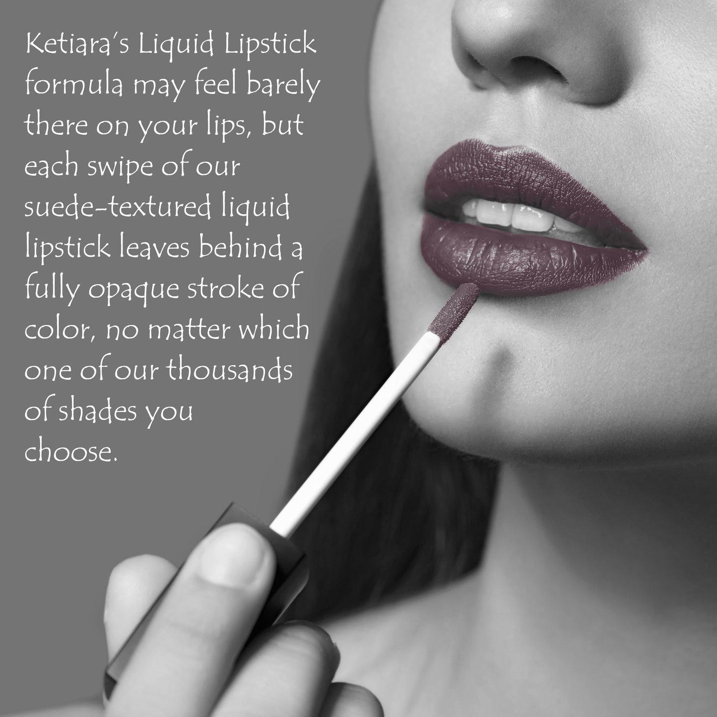 Ketiara Premium Full Coverage Pink Roses Liquid Lipstick Infused With Hyaluronic Acid, 10 ml