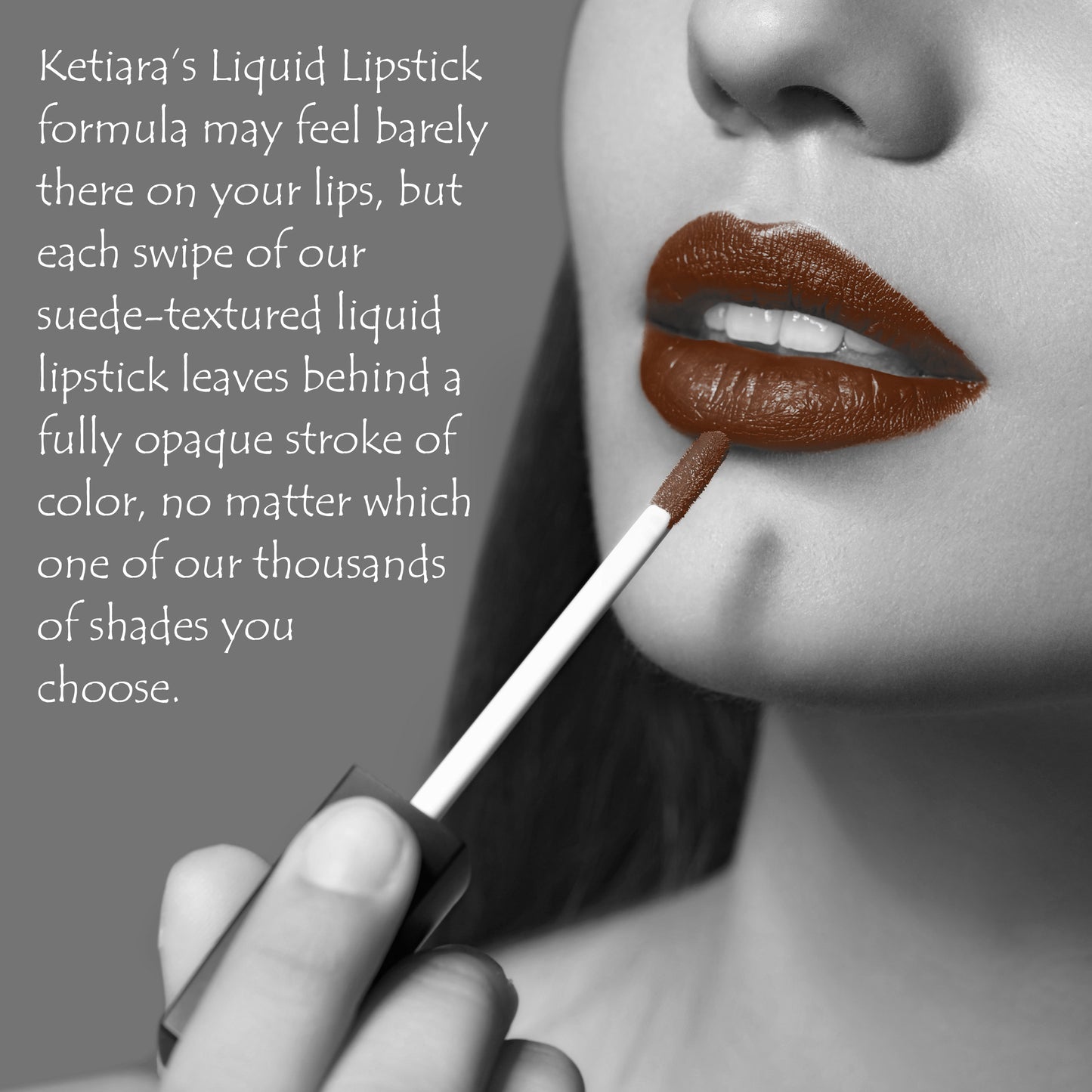 Ketiara Premium Full Coverage Cold Brew Liquid Lipstick Infused With Hyaluronic Acid, 10 ml