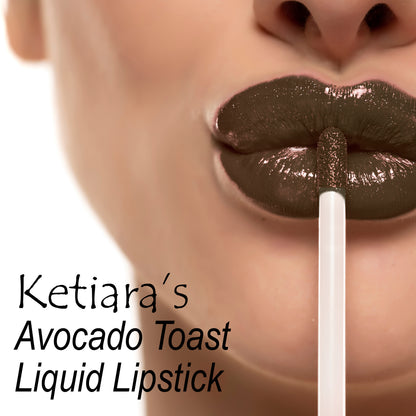 Ketiara Premium Full Coverage Avocado Toast Liquid Lipstick Infused With Hyaluronic Acid, 6 ml