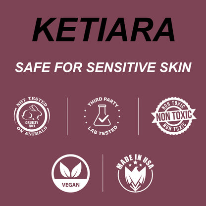 Ketiara Premium Full Coverage Big Brush Pink Roses Liquid Lipstick Infused With Hyaluronic Acid, 6 ml