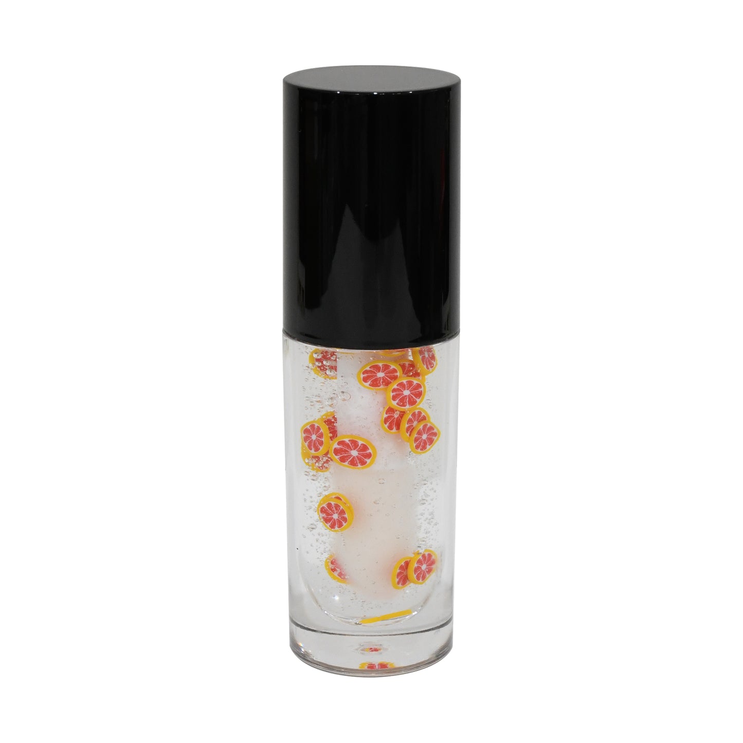 Grapefruit Flavor Big Brush Wand Hydrating Non-sticky Premium Clear Lip Gloss Infused With Hyaluronic Acid