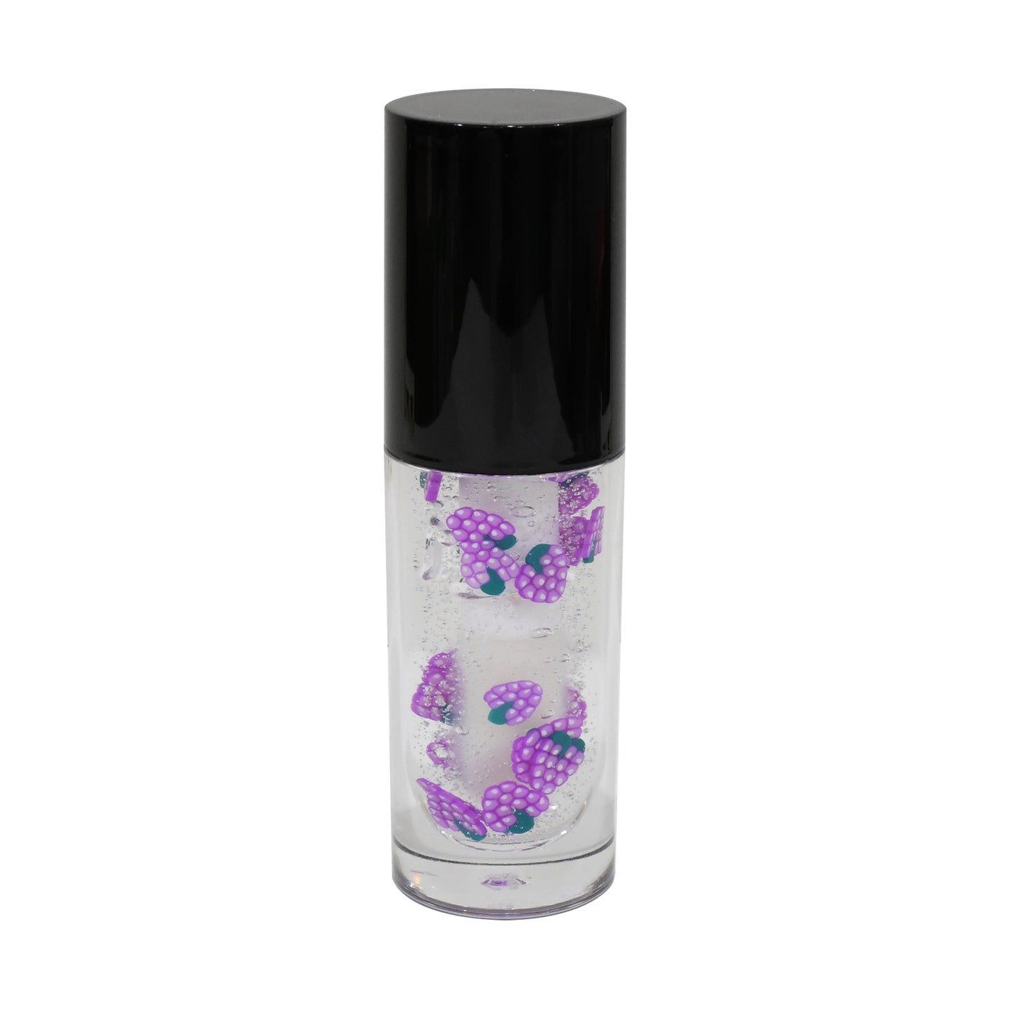 Grapes Flavor Big Brush Wand Hydrating Non-sticky Premium Clear Lip Gloss Infused With Hyaluronic Acid