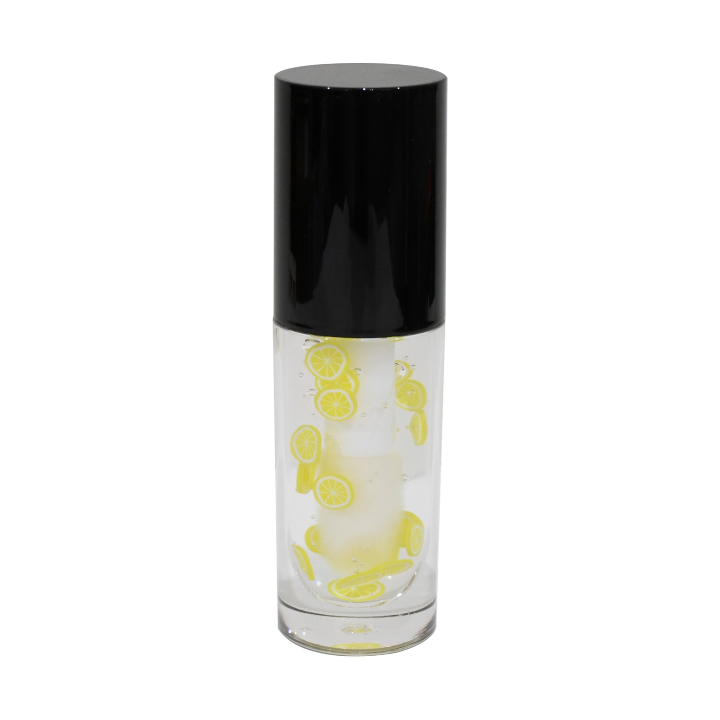 Lemon Flavor Big Brush Wand Hydrating Non-sticky Premium Clear Lip Gloss Infused With Hyaluronic Acid