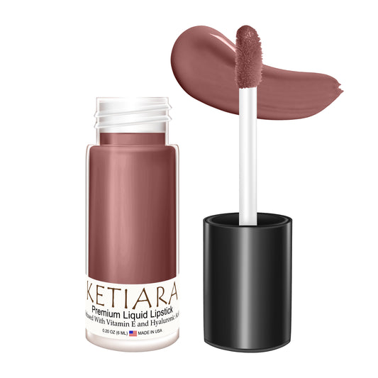 Ketiara Bohemian Smudge Proof Matte Liquid Lipstick Infused With Vitamin E, 6 ml