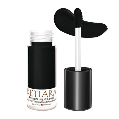 Ketiara Premium Full Coverage Big Brush High Maintenance Liquid Lipstick Infused With Hyaluronic Acid, 6 ml