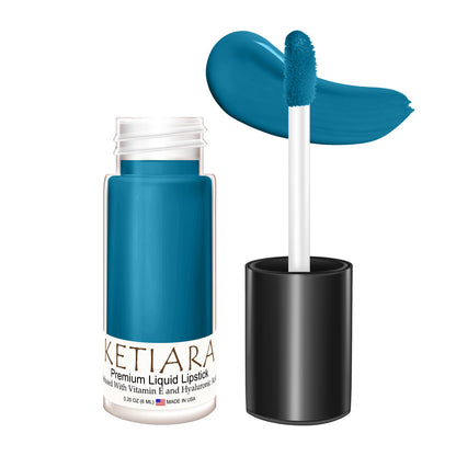 Ketiara Premium Full Coverage Big Brush Northern Lights Liquid Lipstick Infused With Hyaluronic Acid, 6 ml