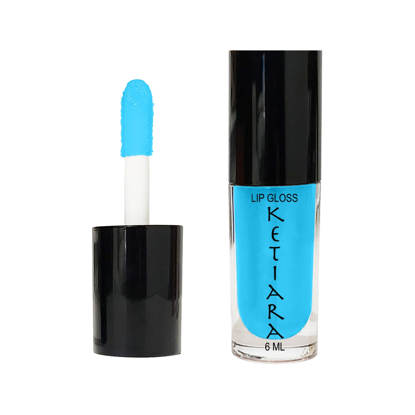 Mermaid Big Brush Wand Hydrating Non-sticky Premium Sheer Lip Gloss Infused With Hyaluronic Acid
