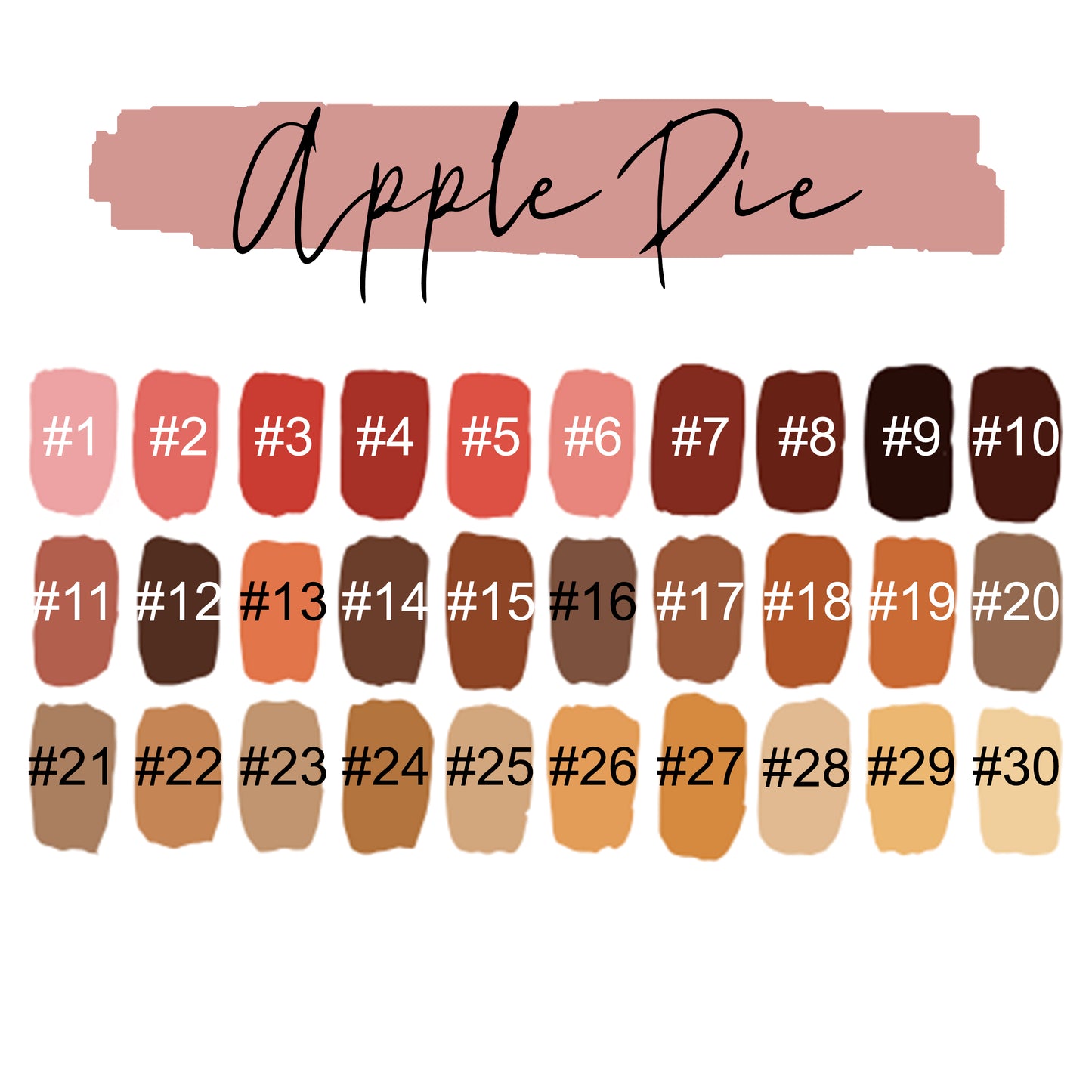 Apple Pie 6ml Big Brush Wand Mild Tinting Premium Lip Gloss Infused With Hyaluronic Acid