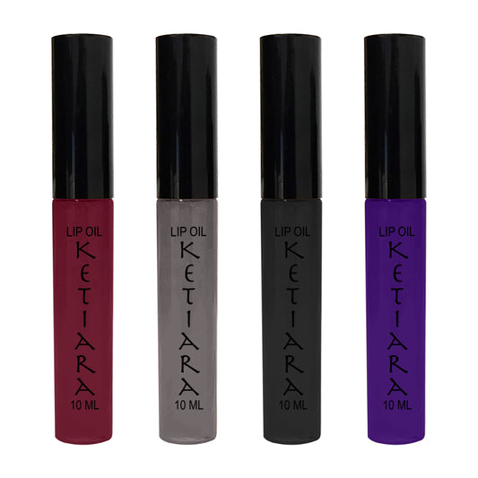 Gothic Punk Hydrating Non-sticky Premium Mild Tinting Lip Oil Infused With Hyaluronic Acid