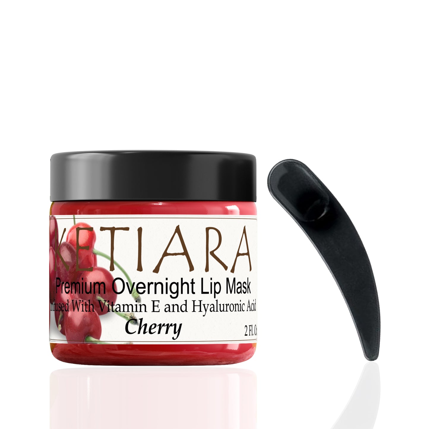 Ketiara Cherry Nourishing and Hydrating Lip Sleeping Mask with Vitamin C, Hyaluronic Acid and More
