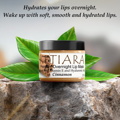 Ketiara Cinnamon Nourishing and Hydrating Lip Sleeping Mask with Vitamin C, Hyaluronic Acid and More