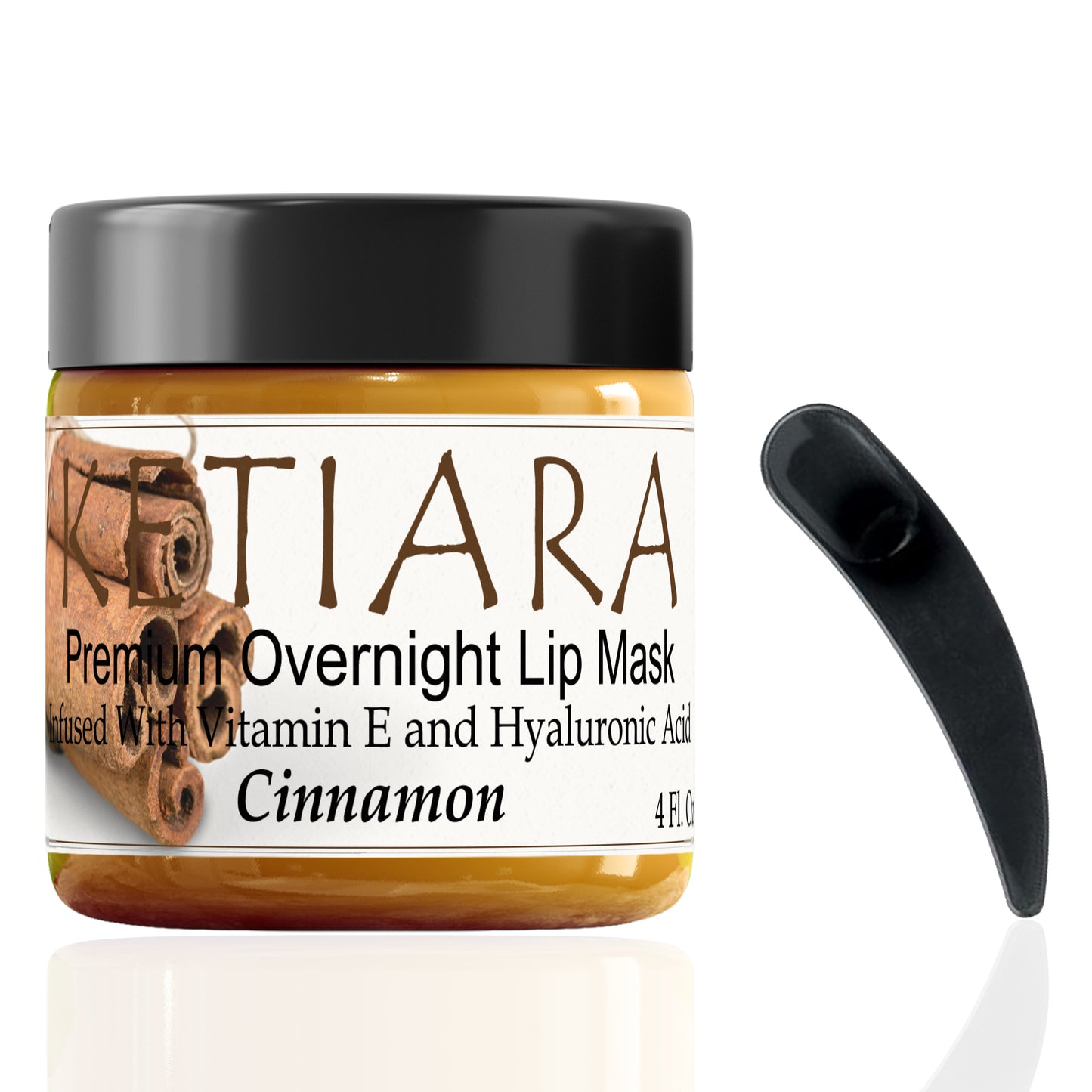 Ketiara Cinnamon Nourishing and Hydrating Lip Sleeping Mask with Vitamin C, Hyaluronic Acid and More