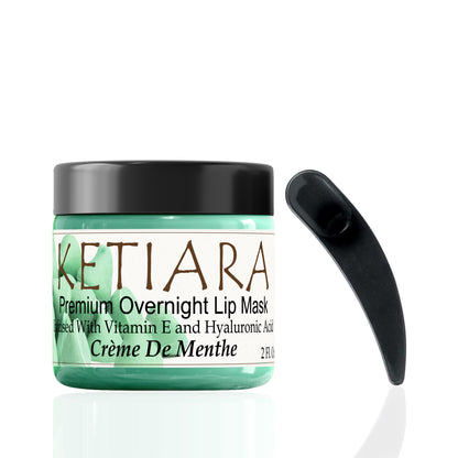 Ketiara Crème De Menthe Nourishing and Hydrating Lip Sleeping Mask with Vitamin C, Hyaluronic Acid and More