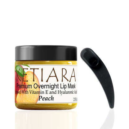 Ketiara Peach Nourishing and Hydrating Lip Sleeping Mask with Vitamin C, Hyaluronic Acid and More