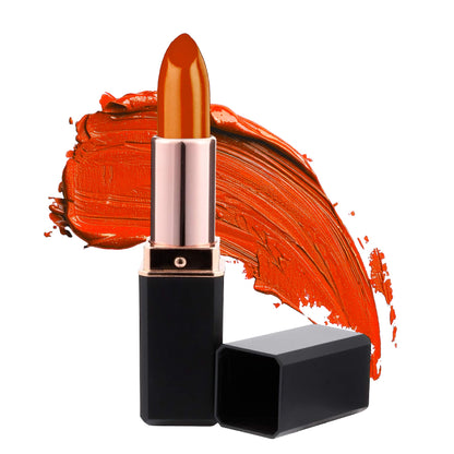 Sunny Orange Lipstick Medium to Full Coverage Easy Smooth Gliding Formula Infused with Vitamin E and Hydrating oils for Maximum Hydration