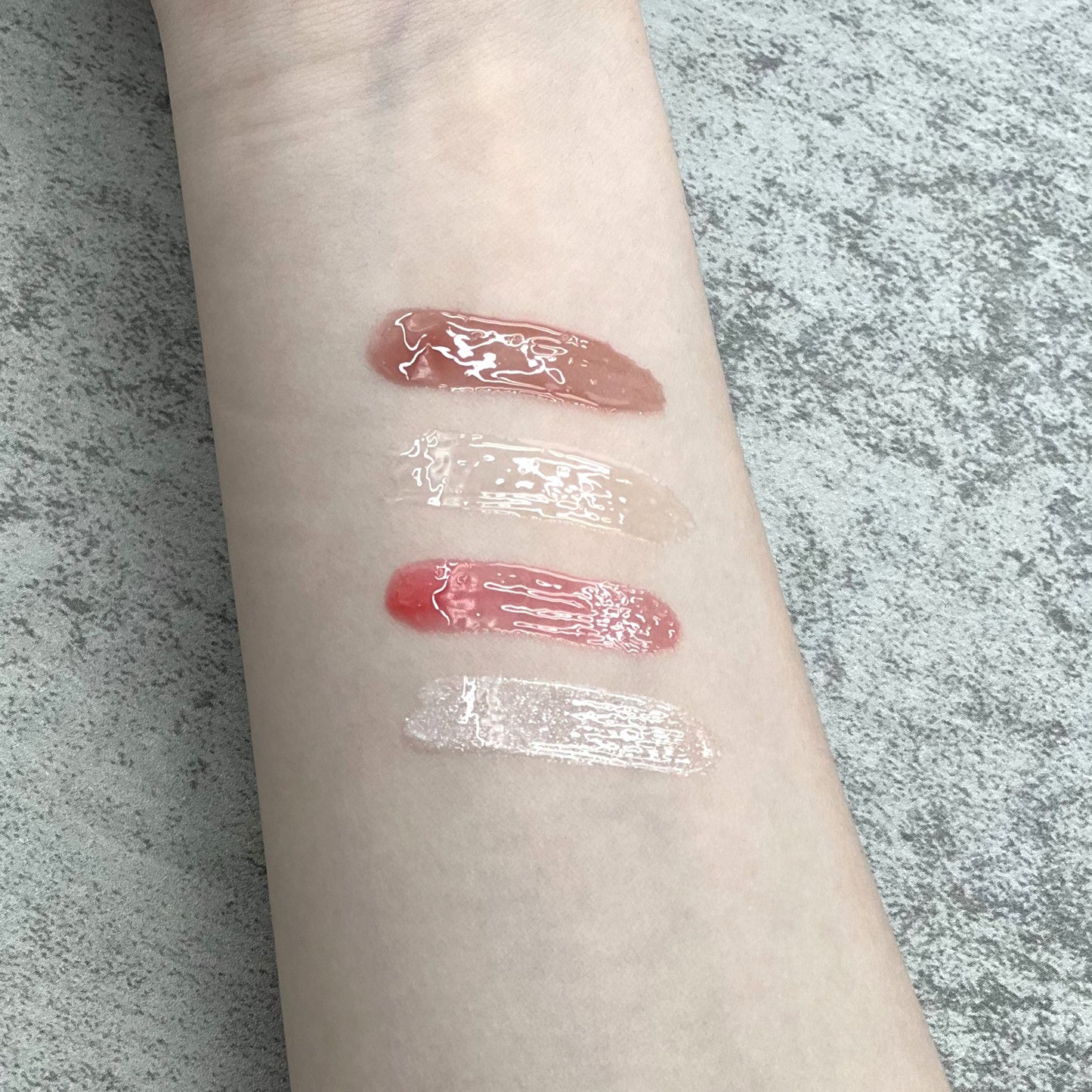 The Basics Hydrating Lip Gloss Pack of 4 - Clear, Pink, Nude, Shimmer