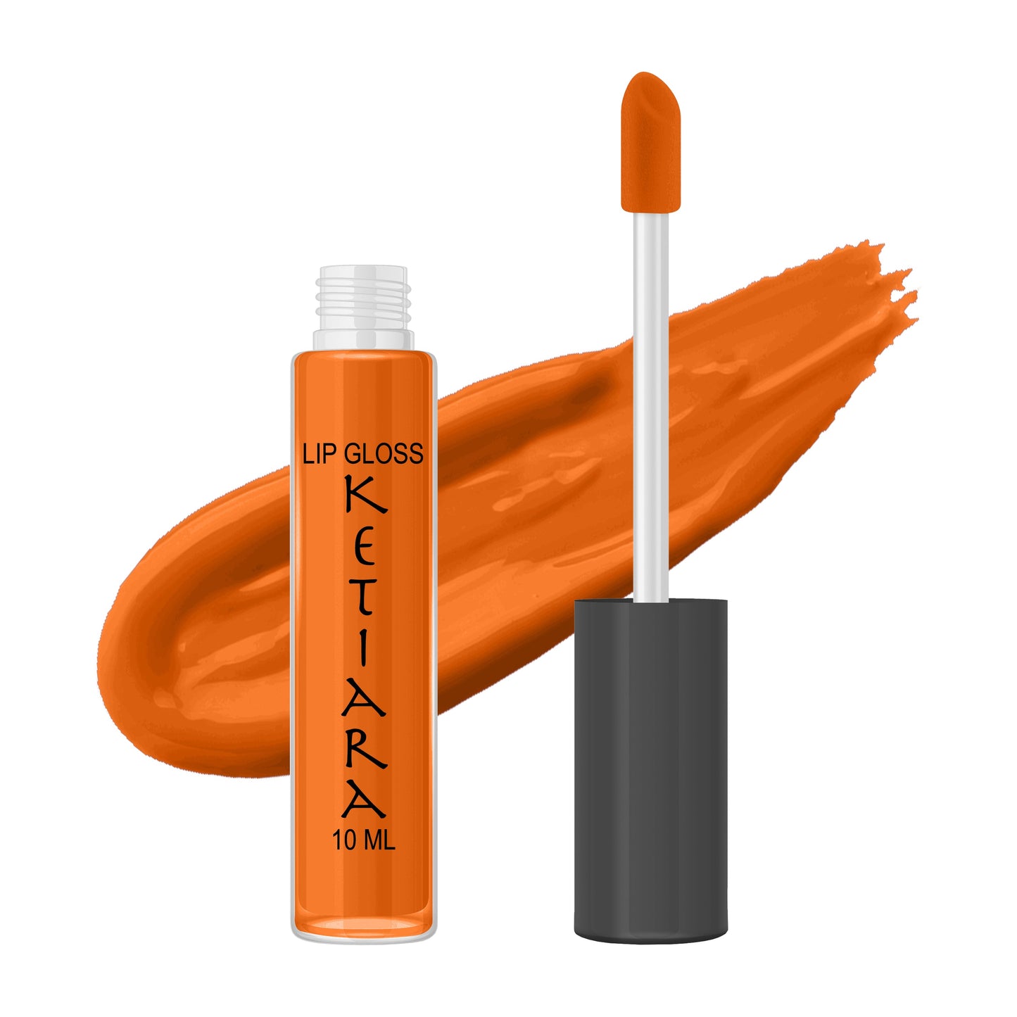 Spanish Orange Hydrating And Moisturizing Non-sticky Premium Mild Tinting Lip Gloss Infused With Hyaluronic Acid