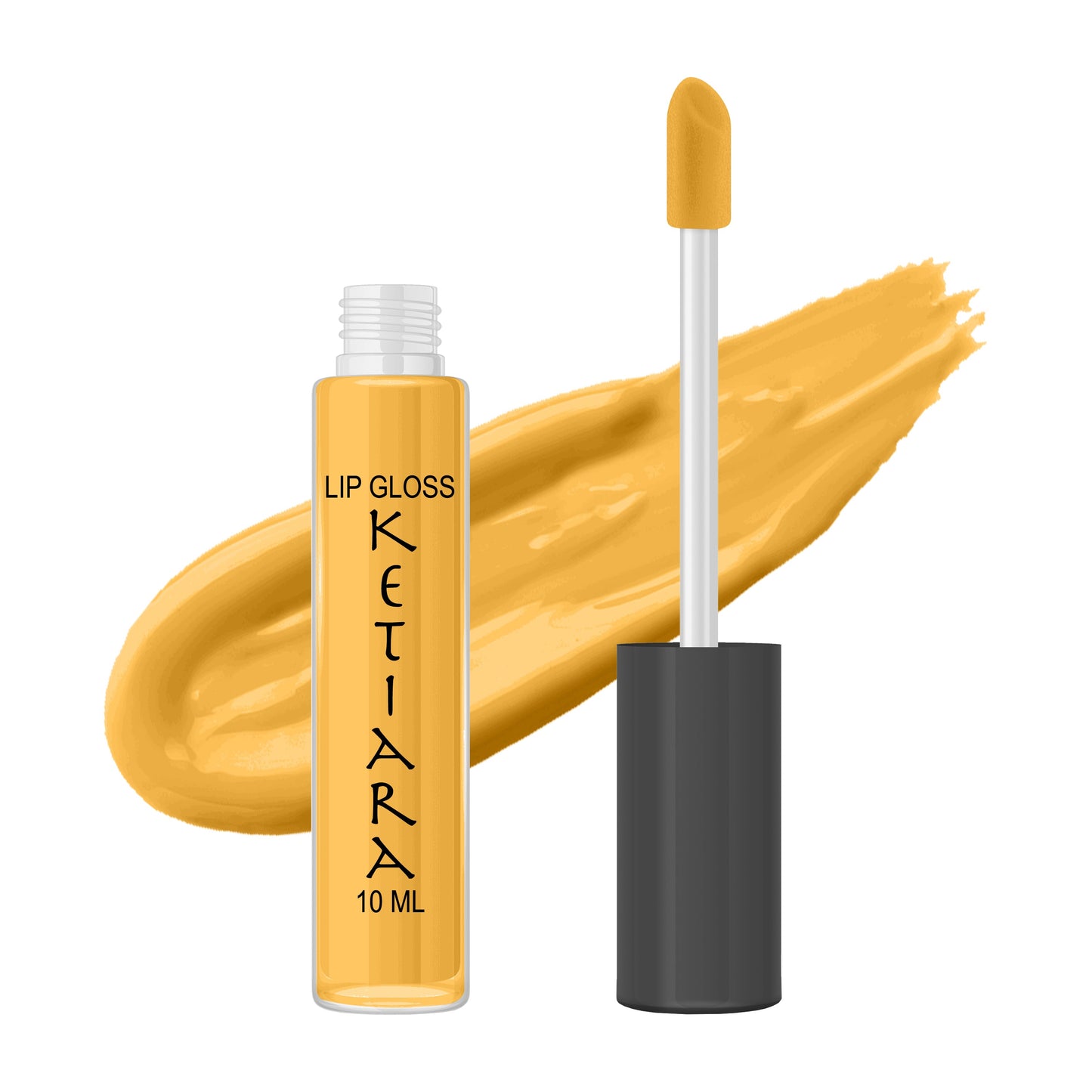 Max Yellow Red Hydrating And Moisturizing Non-sticky Premium Mild Tinting Lip Gloss Infused With Hyaluronic Acid