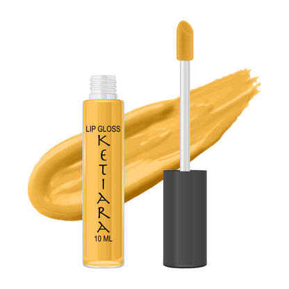 Max Yellow Red Hydrating And Moisturizing Non-sticky Premium Mild Tinting Lip Gloss Infused With Hyaluronic Acid