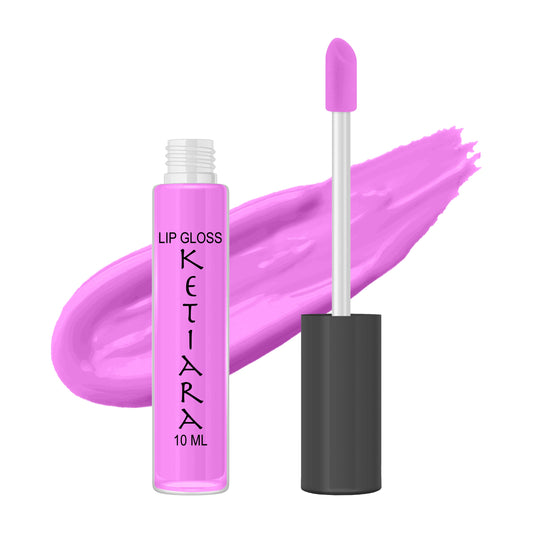 Neon Pink Hydrating And Moisturizing Non-sticky Premium Mild Tinting Lip Gloss Infused With Hyaluronic Acid