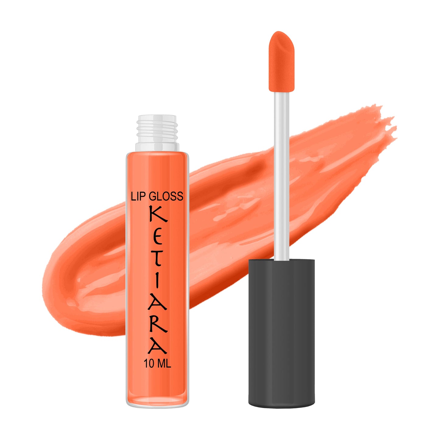 Portland Orange Hydrating And Moisturizing Non-sticky Premium Mild Tinting Lip Gloss Infused With Hyaluronic Acid
