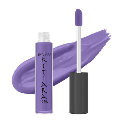 Middle Blue Purple Hydrating And Moisturizing Non-sticky Premium Mild Tinting Lip Gloss Infused With Hyaluronic Acid