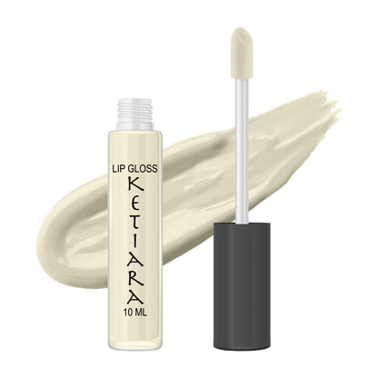 Beige Hydrating And Moisturizing Non-sticky Premium Mild Tinting Lip Gloss Infused With Hyaluronic Acid