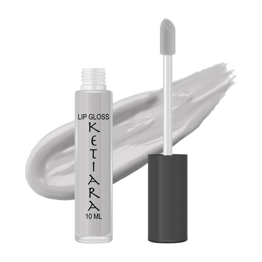 Light Gray Hydrating And Moisturizing Non-sticky Premium Mild Tinting Lip Gloss Infused With Hyaluronic Acid